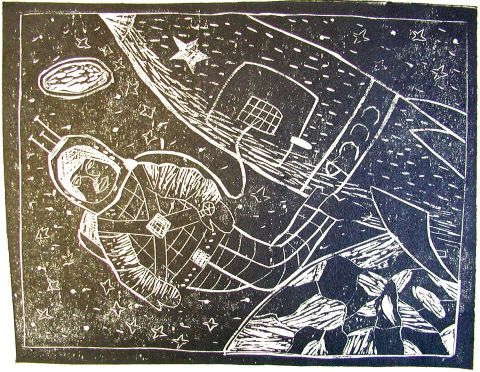 Archiv-Bild „Sowjetischer Kosmonaut“