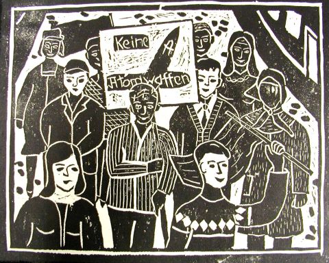 Archiv-Bild „Demonstration gegen A-Waffen“