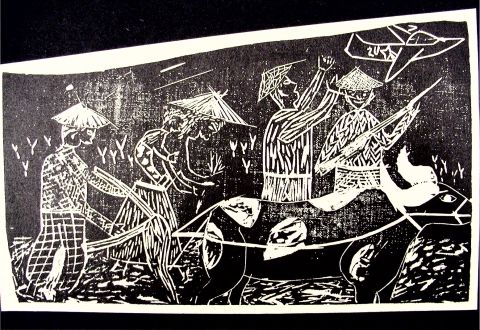 Archiv-Bild „Reisernte 1966“