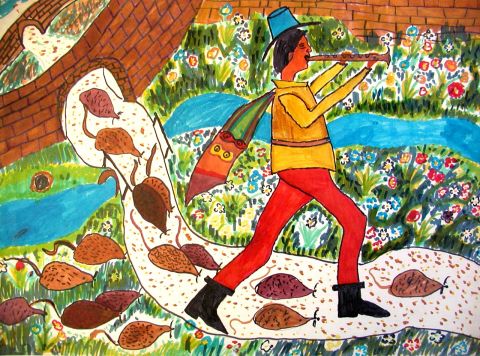 Archiv-Bild „Der Rattenfänger von Hameln“