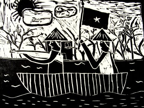 Archiv-Bild „Kämpfer im Boot“