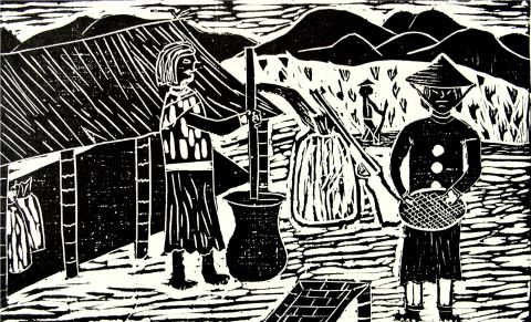 Archiv-Bild „Vietnamesinnen sichern die Ernte“