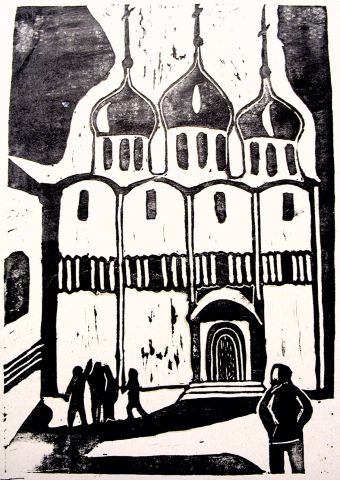 Archiv-Bild „Kirche mit Zwiebeltürmen“