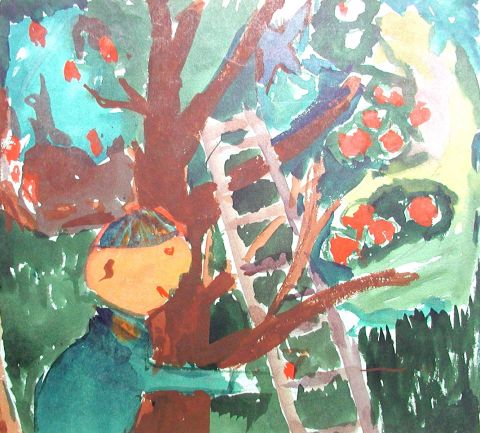 Archiv-Bild „Apfelernte“