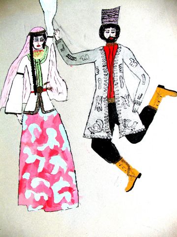 Archiv-Bild „Trachtenpaar“