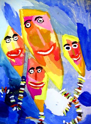 Archiv-Bild „Vier Drachen am Himmel“