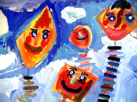 Archiv-Bild „Eckige und runde Drachen“