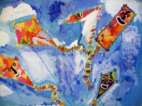 Archiv-Bild „Drachenwirbel am Himmel“