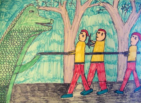 Archiv-Bild „Zyklus: Das Untier von Samarkand, Blatt 3“