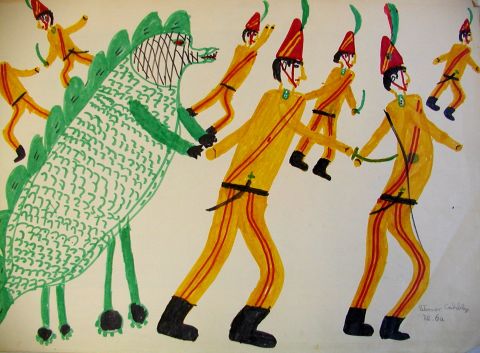 Archiv-Bild „Zyklus: Das Untier von Samarkand, Blatt 4“