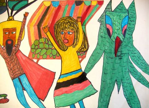 Archiv-Bild „Zyklus: Das Untier von Samarkand, Blatt 6“