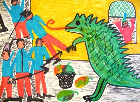 Archiv-Bild „Zyklus: Das Untier von Samarkand, Blatt 14“