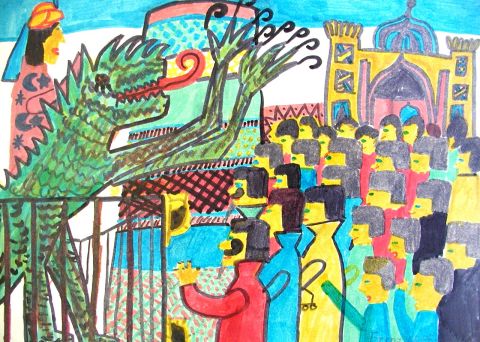 Archiv-Bild „Zyklus: Das Untier von Samarkand, Blatt 16“