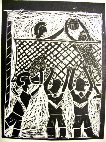 Archiv-Bild „Beim Volleyballspiel“