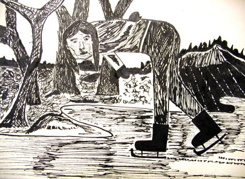 Archiv-Bild „Schlittschuhläuferin“