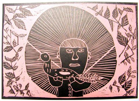 Archiv-Bild „Vietnamese mit Taube“