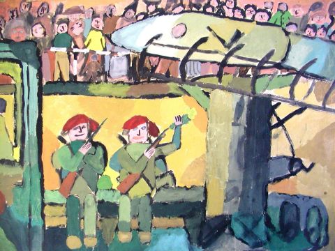 Archiv-Bild „Parade zum Manöver“