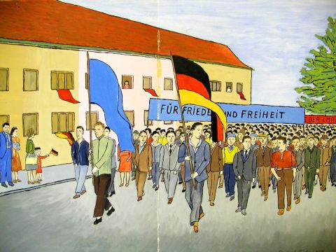 Archiv-Bild „Umzug am 1. Mai“