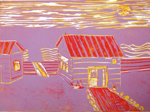 Archiv-Bild „Häuser mit Sonne“