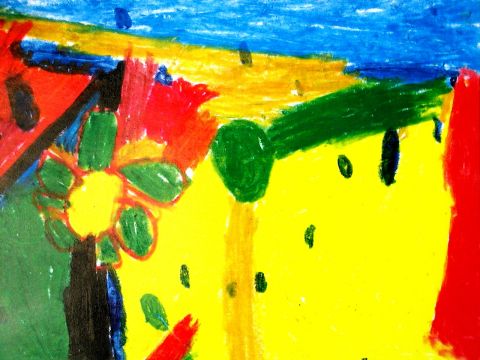 Archiv-Bild „Strand mit Blume und Wasser“