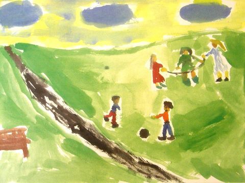 Archiv-Bild „Spiele auf der Wiese“