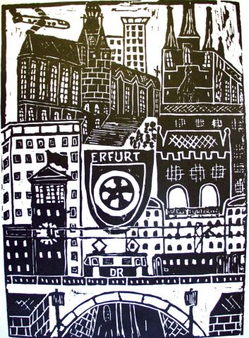 Archiv-Bild „Zyklus: Erfurt ist schön, Blatt 1“