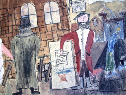 Archiv-Bild „Vor der Sattlerei“