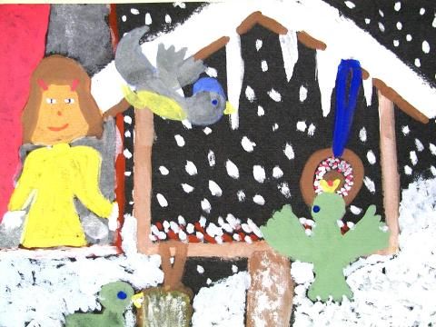 Archiv-Bild „Am Vogelhäuschen“