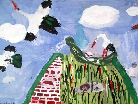 Archiv-Bild „Das Storchennest“