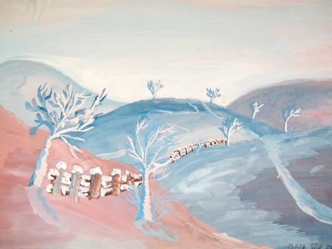 Archiv-Bild „Schnee auf den Bergen“