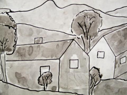 Archiv-Bild „Häuser am Berg“