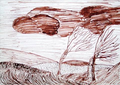 Archiv-Bild „Bäume im Wind“