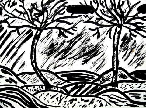 Archiv-Bild „Bäume im Wind“