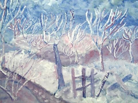 Archiv-Bild „Bäume im Schnee“