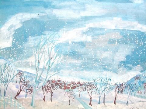 Archiv-Bild „Bäume im Schnee“