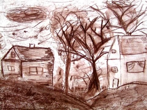 Archiv-Bild „Häuser und Bäume“