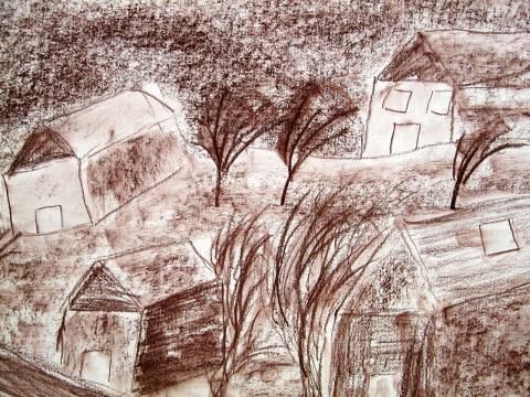 Archiv-Bild „Häuser und Bäume“