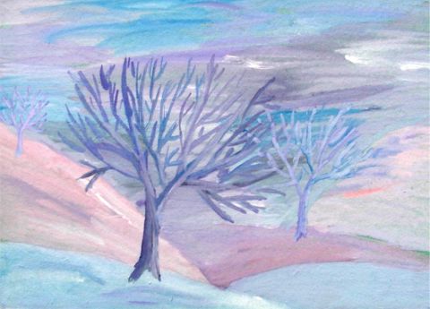 Archiv-Bild „Bäume im Schnee“