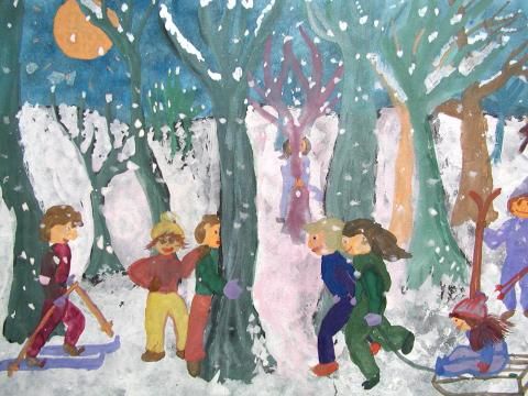 Archiv-Bild „Wir wandern im Winterwald“