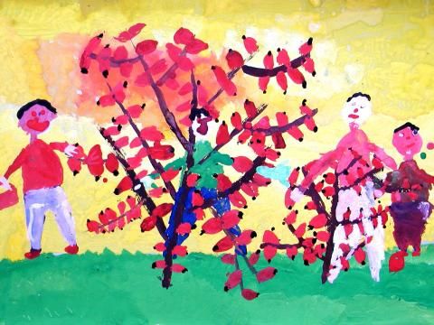 Archiv-Bild „Wir sammeln Wildfrüchte“