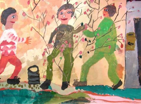 Archiv-Bild „Wir sammeln Wildfrüchte“