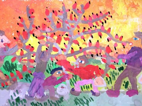 Archiv-Bild „Wir sammeln Wildfrüchte“