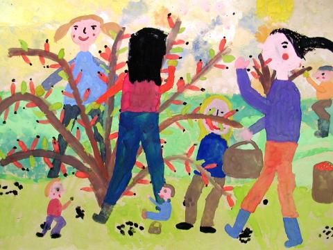 Archiv-Bild „Wir sammeln Wildfrüchte“