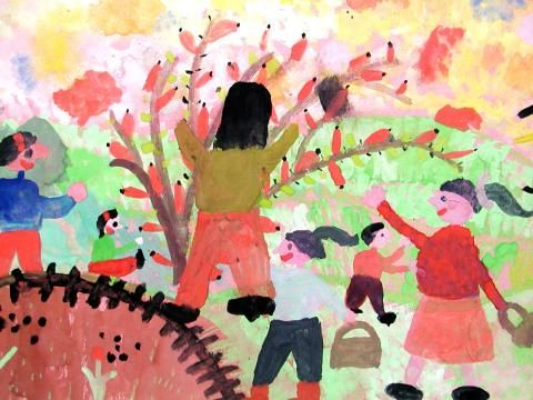 Archiv-Bild „Wir sammeln Wildfrüchte“