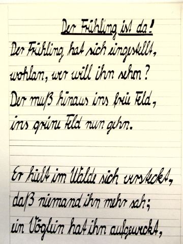 Archiv-Bild „Frühlingsgedicht“