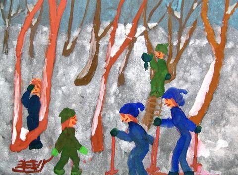 Archiv-Bild „Im Winterwald“