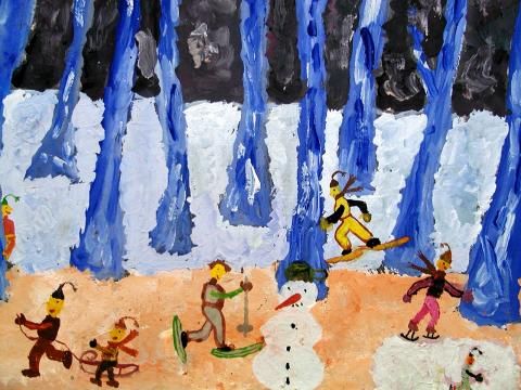 Archiv-Bild „Im Winterwald“