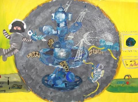 Archiv-Bild „Weltraumfahrt“