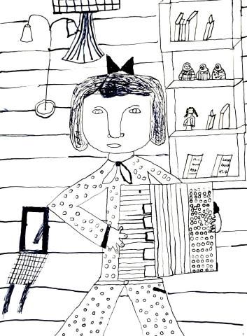 Archiv-Bild „Ein musizierender Schüler“