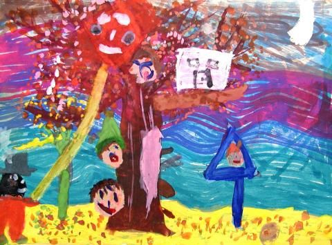 Archiv-Bild „Spiel unterm Baum“